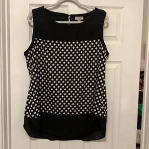 Black and white top